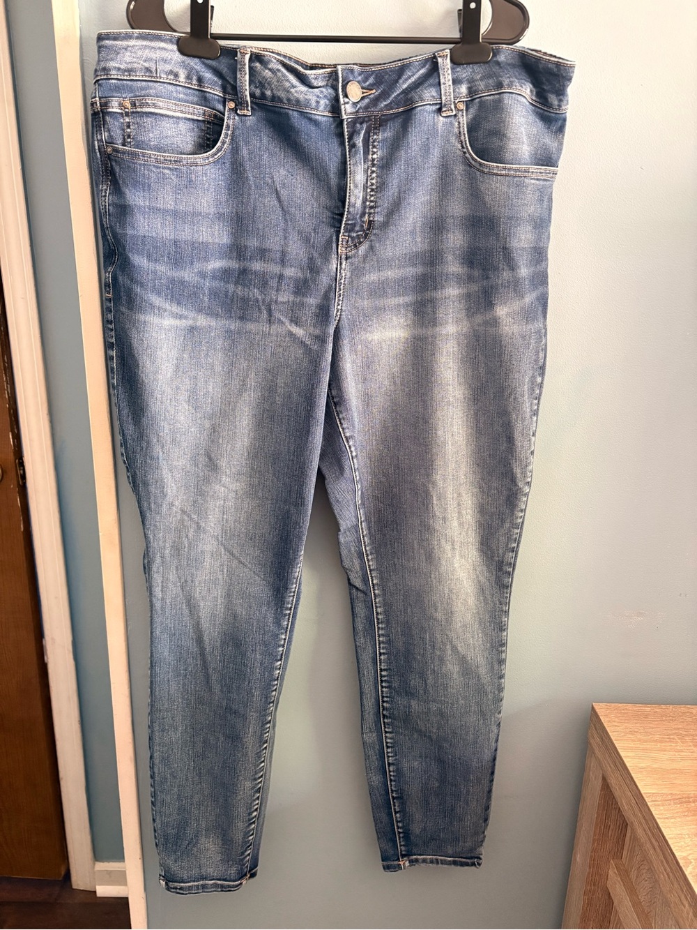 Maurices Dark Blue High-Rise Everflex Jeans